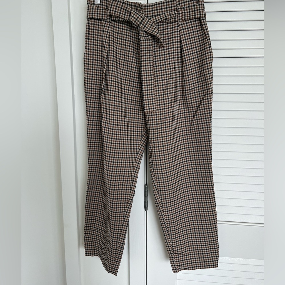 River island 6 petite checkered pants